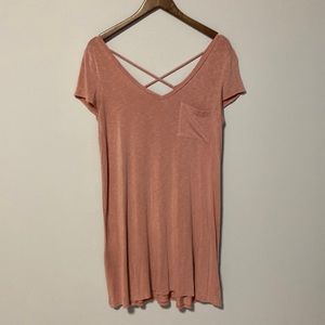 T Shirt Dress with back detail